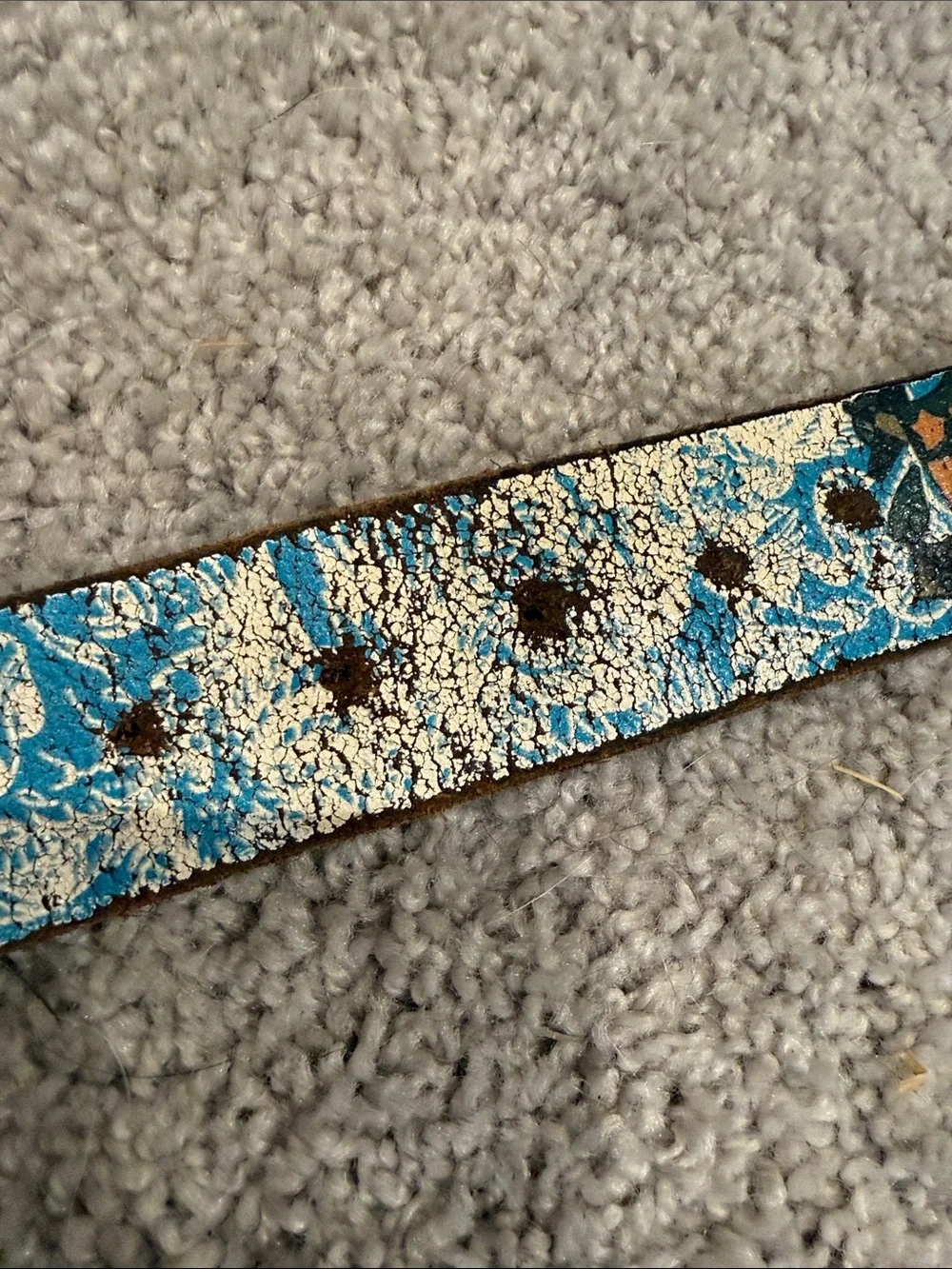 Ed Hardy Y2K Traditional Tattoo Style Leather Belt